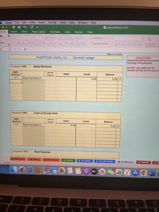 March 16 Purchase 500.000 of satinat inventory OPJ will pay the manufacturer