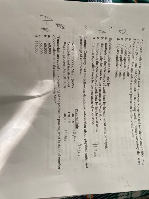 how do i solve 20/22? i got it wrong and want to