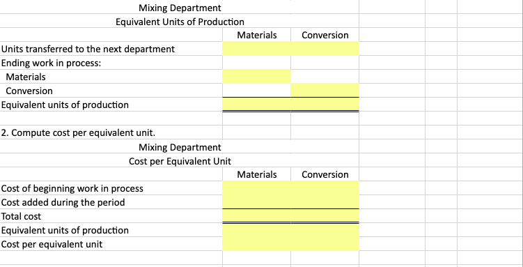 Thank you! 1 Hayword, Inc. uses weighted average costing and has two