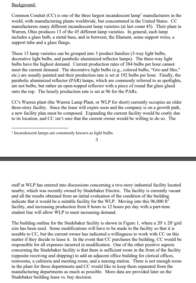 Please use this case study to design a block layout for the