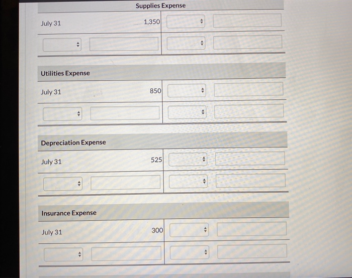 salaries for $11700 20 Performed services worth $29.700 on account and billed