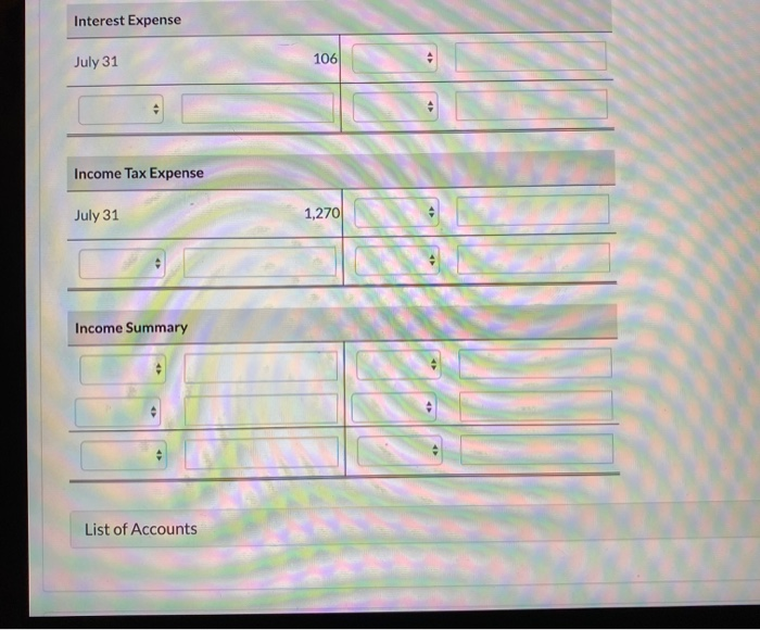 customers 20 Received a bill for $2.300 for advertising services received during