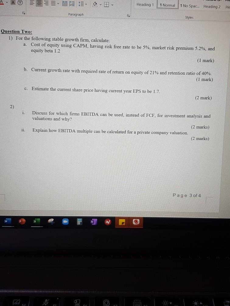 ASSESSE Heading 1 1 Normal 1 No Spac... Heading 2 He