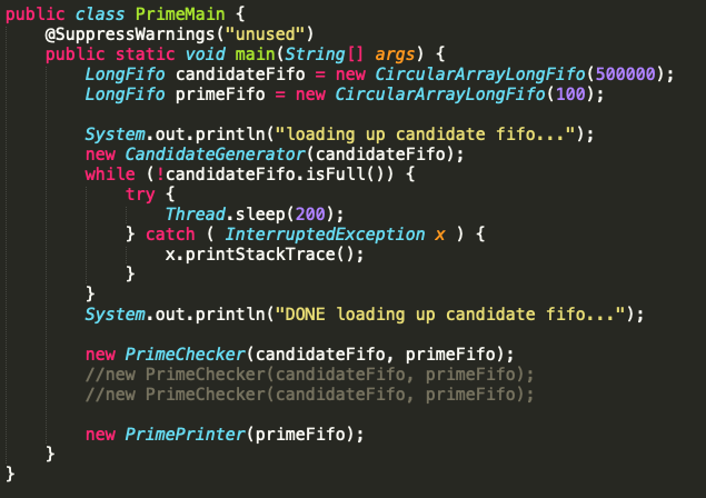 Hello, I need help with this prime number program. Just need add