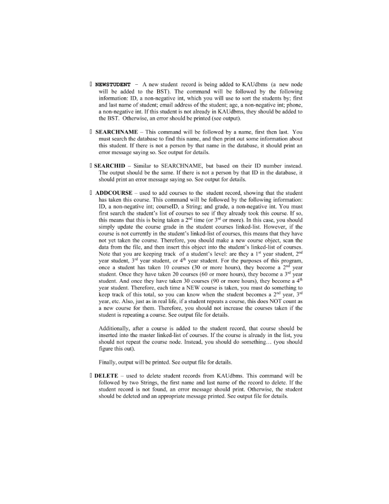 THAT PROJECT IS WORKING The Problem Suppose you decided to create a