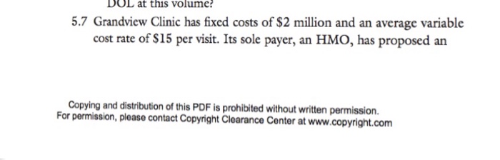 the graphs Chapter 5: Organizational Costing and Profit Analysis 193 annual capitation