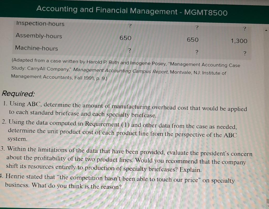 it's time to get out of the standard line and focus the