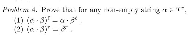  Please show all the steps Problem 4 . Prove that for
