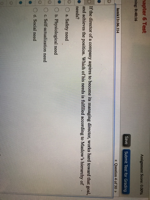  Help me please which one the correct answer? Assignment Score: 0.00%