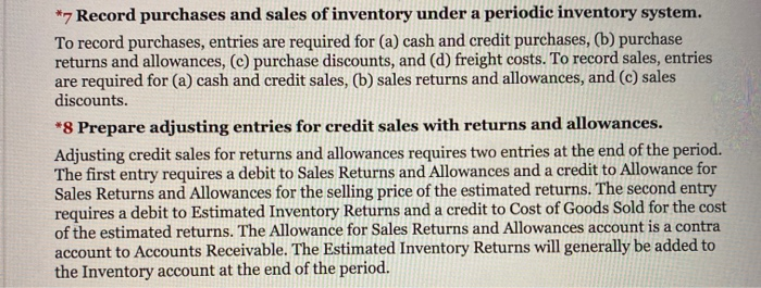 for a merchandiser which was also introduced in Chapter 5. Chapter 6