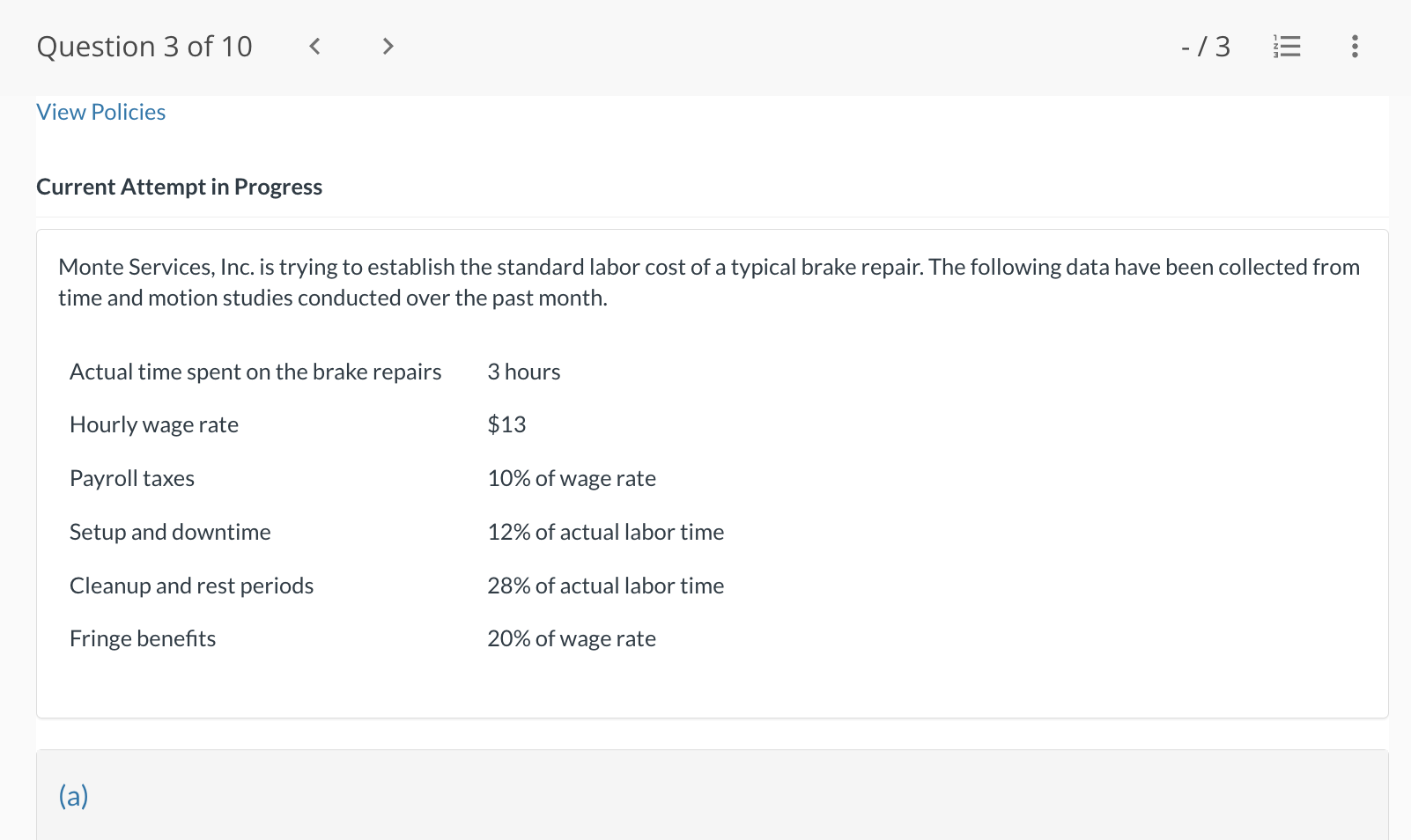  Current Attempt in Progress Monte Services, Inc. is trying to establish