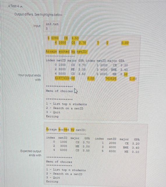 corresponding arrays Then do some operations through menu */ #include #include #include