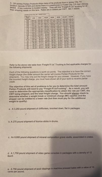  logistion Zipcode 07304 and stores them in a warehouse in Foster