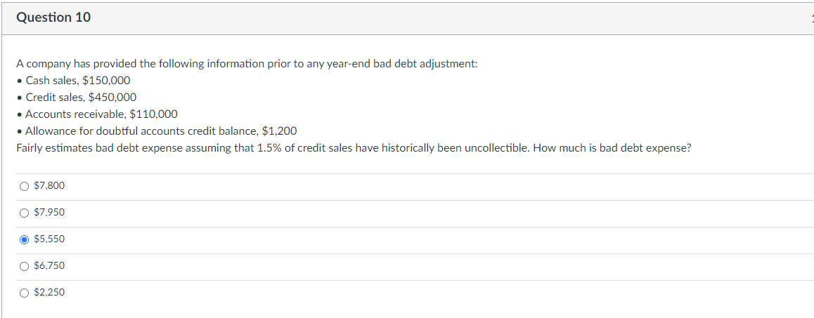  Does my answer chouce look correct?