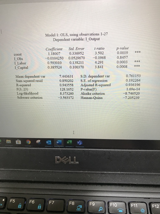 the sample Output: Q (in thousands of cars built per year) Labor: