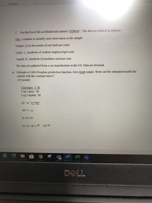 used per year. The data are gathered from a car manufacturer in