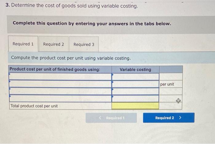 (Algo) The following information applies to the questions displayed below.] Trio Company