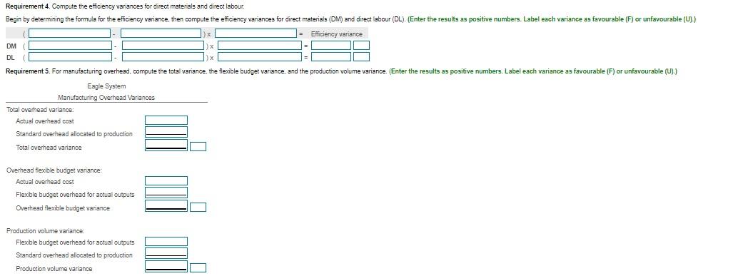 a standard cost system Eagle System alocates overhead based on the number