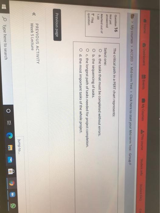 Planning phase OUS ACTIVITY 5 Lecture Jump to... 9 o II there