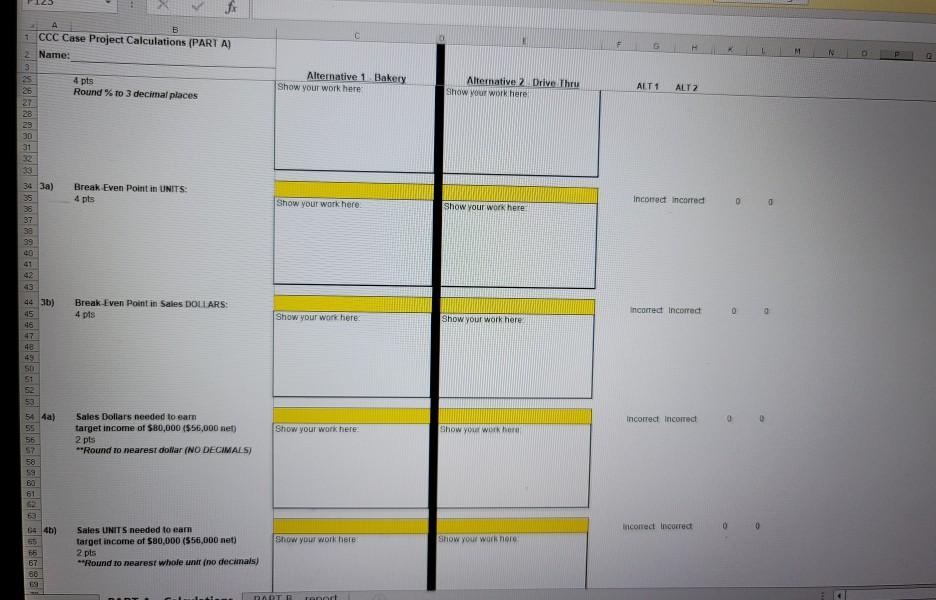 your report in the box below. Comparing your calculations from alternative 1