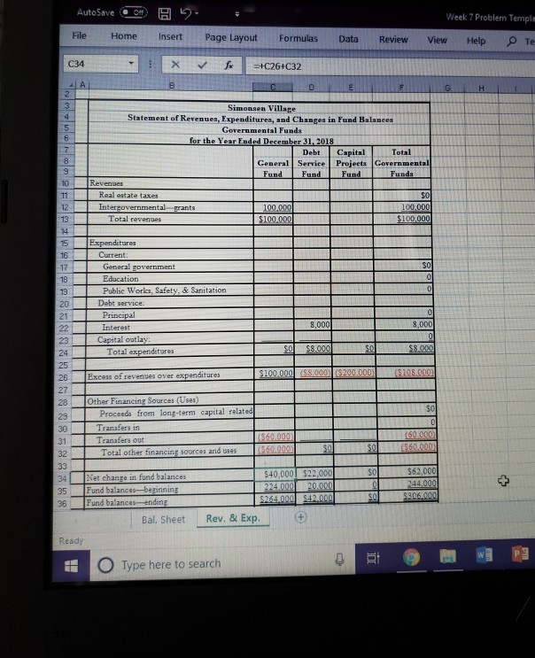 Also prepare reconcilia- tions for the differences between the governmental and government-wide