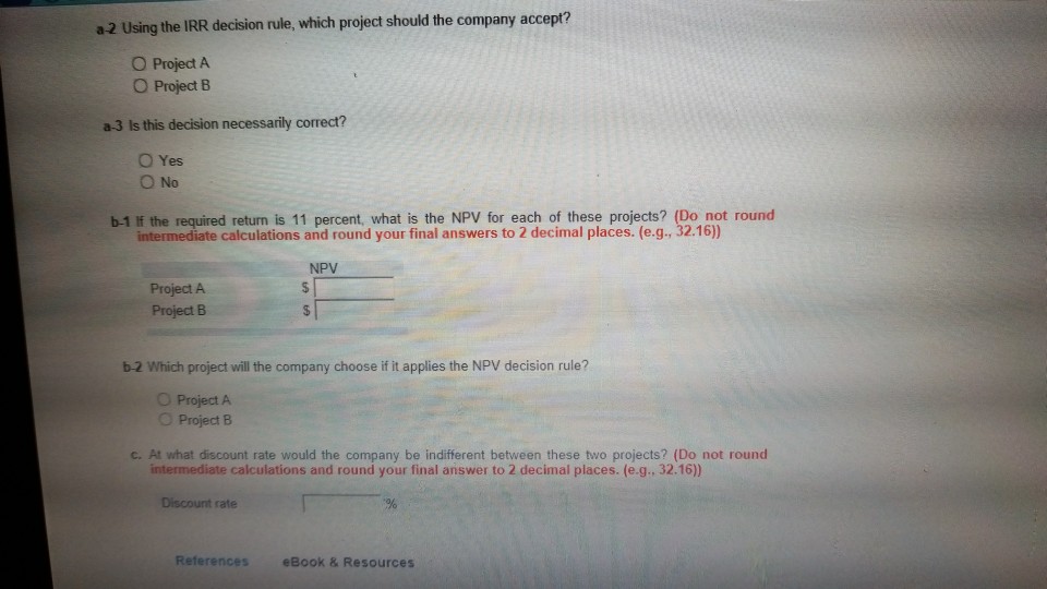 Year Cash Flow Cash Flow (B) 28,200 13,600 11,500 8,800 4,700 28,200
