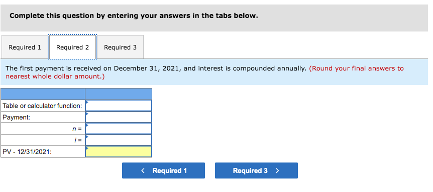 a five-period annual annuity of $5,000 under each of the following situations: