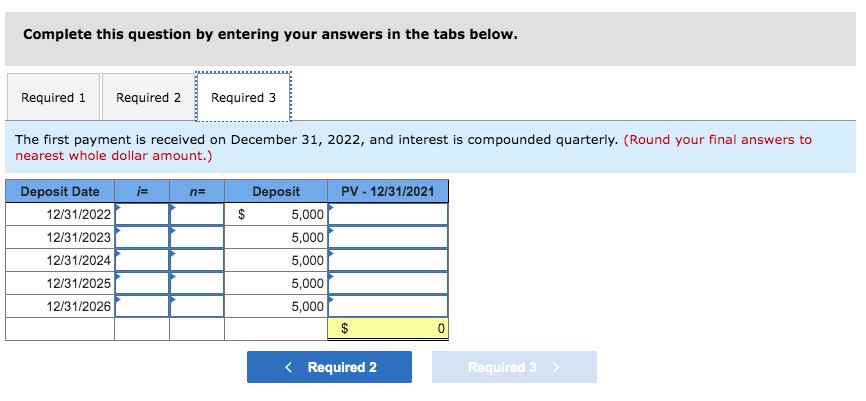 (FV of $1,PV of $1, FVA of $1, PVA of $1, FVAD