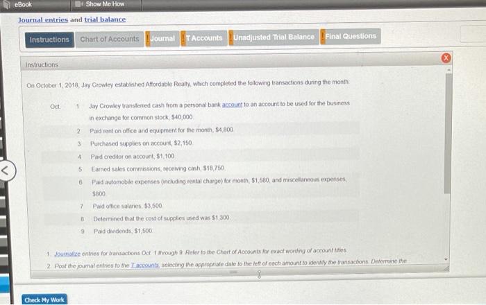 why this is incorrect ? what is correct answer eBook Show Me