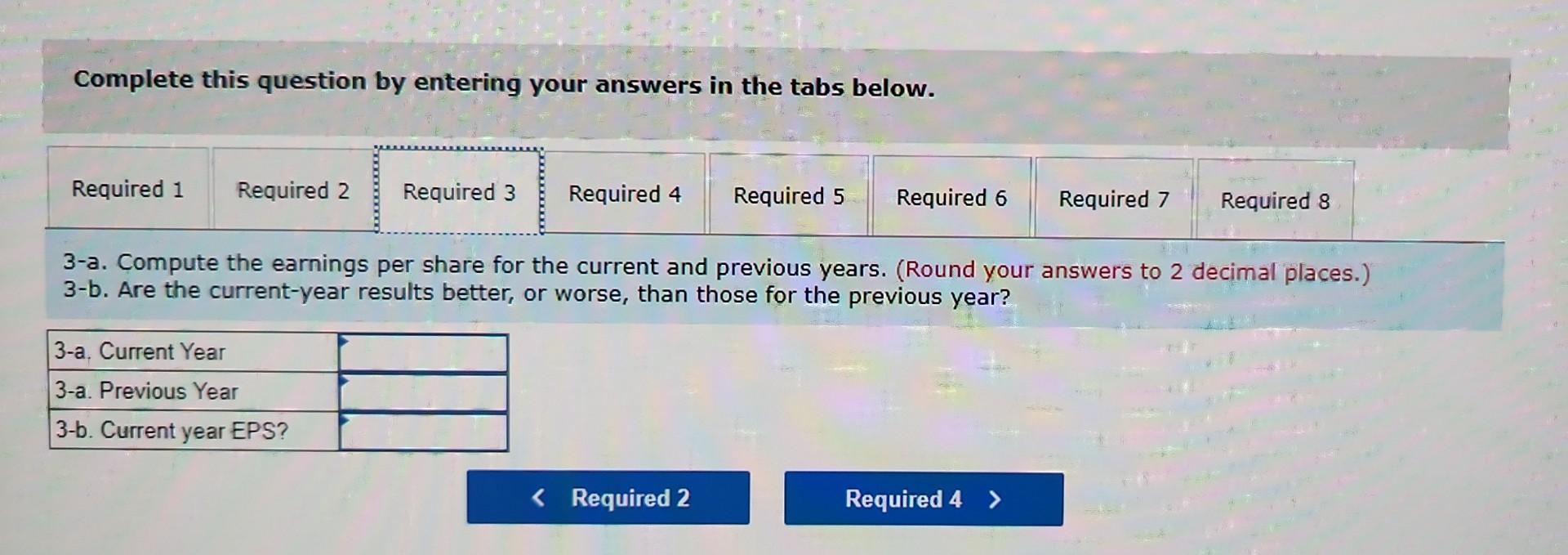 the following summarized information: Required: 1. Compute the gross profit percentage in