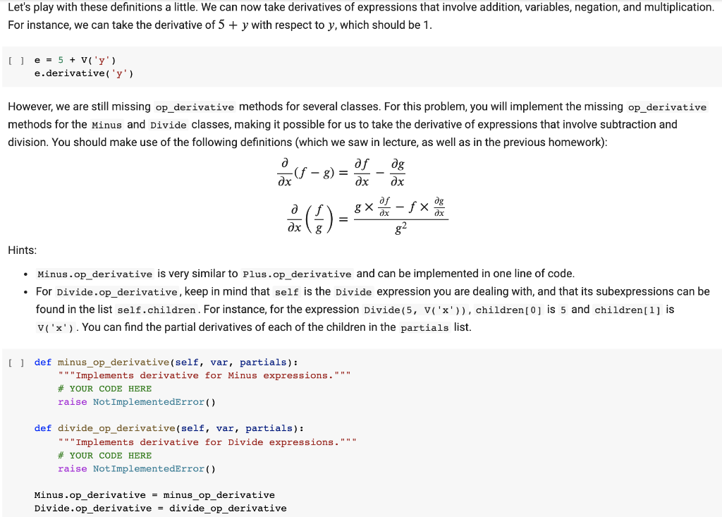 the value of the expression with respect to a given environment.""" #