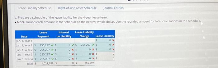 On January 1 of Year 1, Lessee Inc. leased equipment at an
