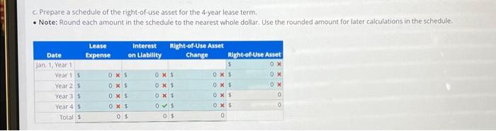 annual payment of $255,297, payable each January 1 for four years, with