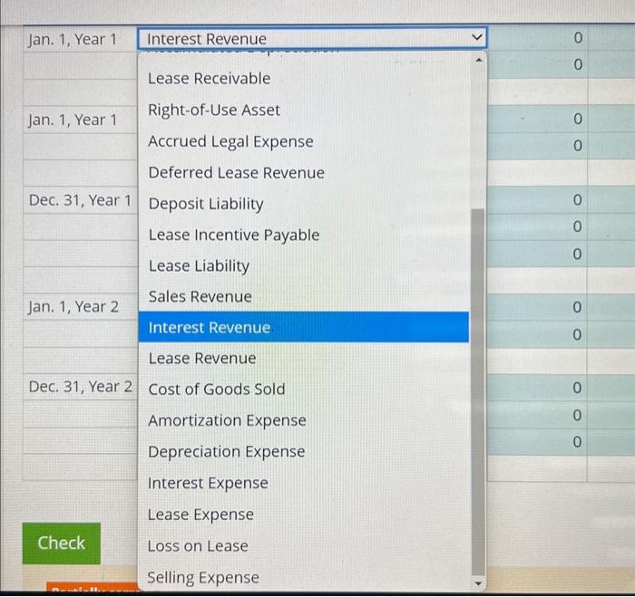 leased by customers. The lessor estimates that the equipment has an estimated