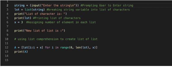These codes are in python. Please explain what line 12 is doing