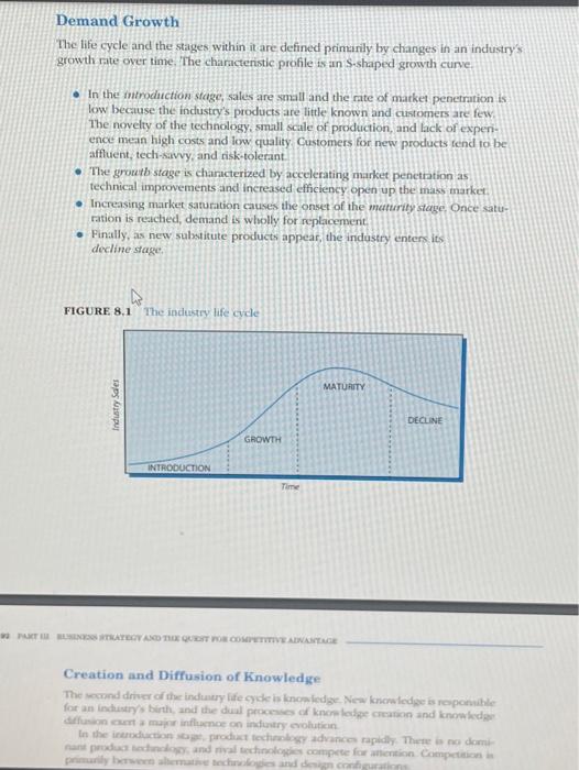 the example and then use the following text to answer question two