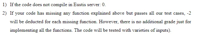 Your solution should follow a set of requirements to get credit. Problem