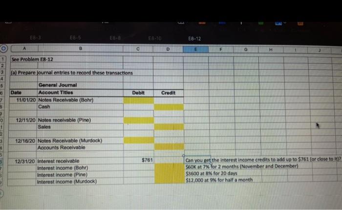 General Joumal Date Account Titles 12/31/21 Deblt Credit 9% times $90K =