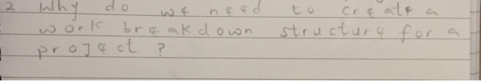  2 Why do we need to create a work brc ak