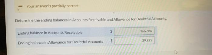 of the current period, Bramble Corp, had balances in Accounts Receivable of