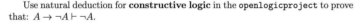 Please solve and format the proof without truth tables. Use natural deduction