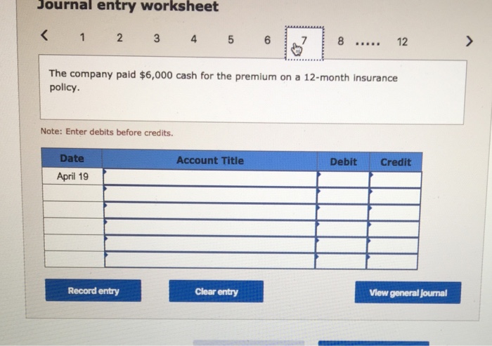 $7,200.) ade eredit purchases for $15,600 in office equipment and $3,120 in