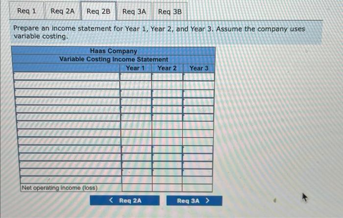 of operations: Variable costs per unit: Manufacturing: Direct materials $ 27 Direct