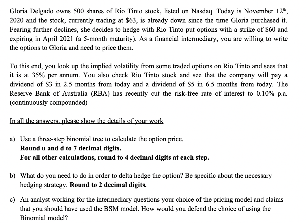 Please help provide a correct solution with a detailed explanation. Gloria