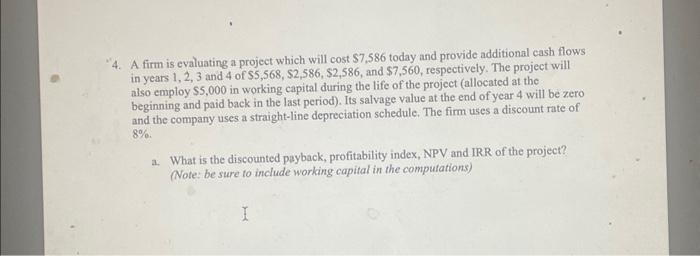 please use with NPV formula and IRR formula. cant use excel to