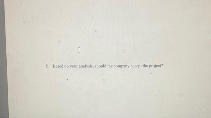 calculate this otherwise its wrong 4. A firm is evaluating a project