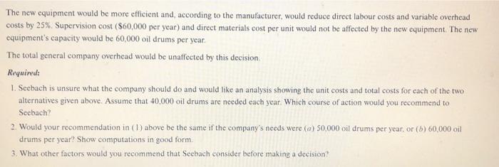 Analysis 02|| "That old equipment for producing oil drums is worn out,"