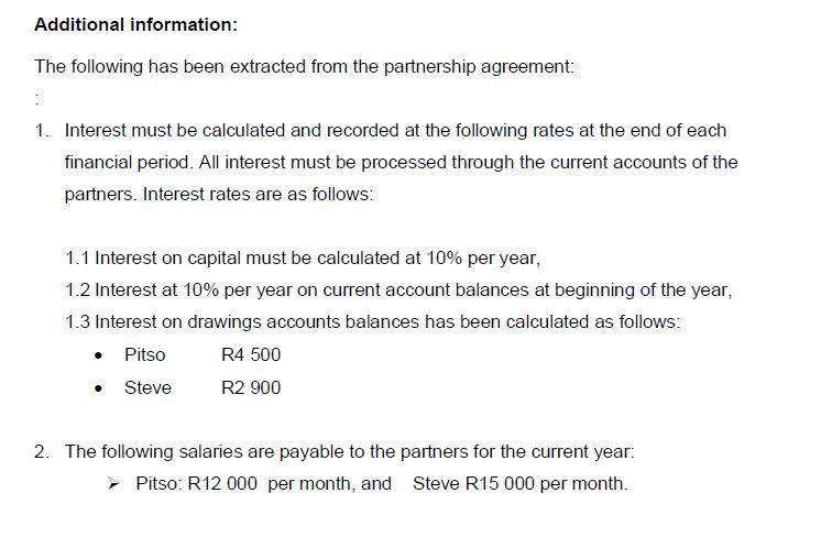 Topclass Pro Services. The information that follows is relevant to the business