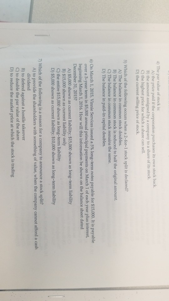 can someone help me with this question please 4) The par