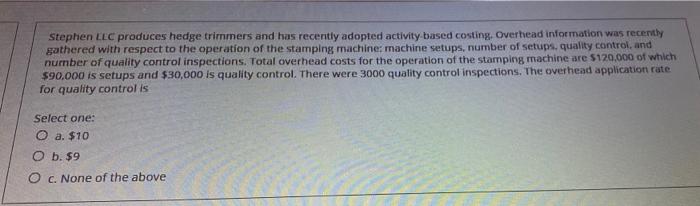 foot. the materials price variance is Select one: O a. $5000 favorable